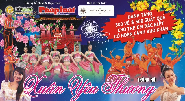 “Xuân yêu thương” ủng hộ trẻ em nghèo